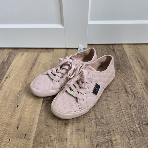 G By Guess Women's Quilted Pink Size 6.5 Sneakers - Picture 1 of 10